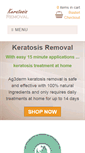 Mobile Screenshot of keratosisremoval.com